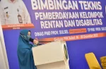 PKK Sulsel dan Dinas PMD Gelar Pelatihan Keterampilan Untuk Kelompok Rentan dan Disabilitas