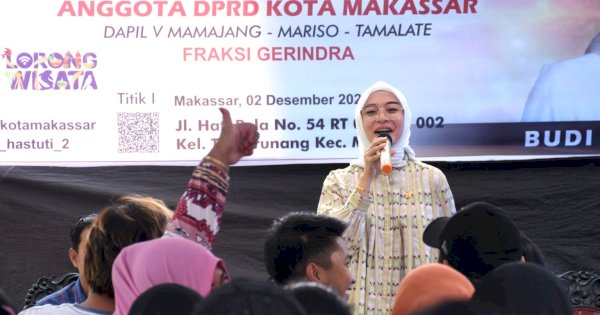 Legislator Makassar Budi Hastuti Dengar Curhat Warga Soal Drainase