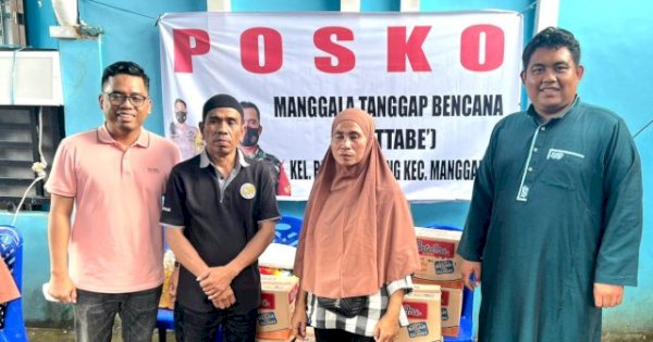 Legislator Makassar Imam Musakkar Bantu Korban Kebakaran di Borong Jambu