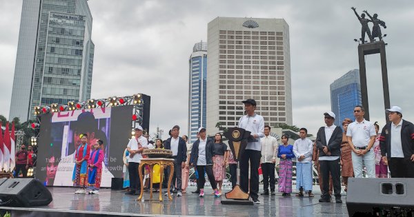 Presiden Jokowi Resmikan Keketuaan KTT ASEAN Indonesia 2023