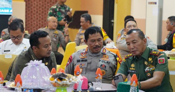 Gubernur Sulsel Laporkan Pelaksanaan Malam Pergantian Tahun 2023 ke Kapolri dan Panglima TNI