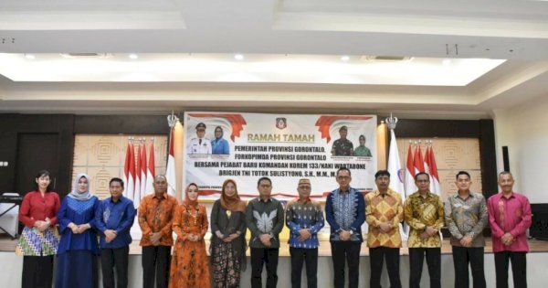 Sambut Danrem Totok Sulistyono, Penjagub Gorontalo: Kami Sedia 24 Jam