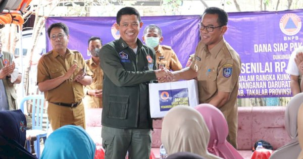 Beri Rp350 Juta, BNPB RI juga Siapkan Anggaran Penanganan Abrasi Pantai Takalar