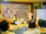 Lokarkarya MPO Golkar Barru, Taufan Pawe Minta Kader Menangkan Airlanga Presiden