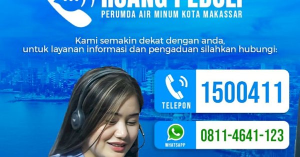 Permudah Pelanggan Dapatkan Informasi, PDAM Makassar Buka Ruang Peduli