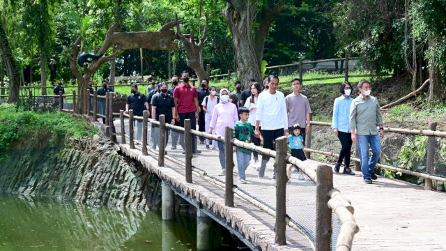 Pulang Kampung, Presiden Jokowi Tinjau Sejumlah Proyek yang Dibangun Gibran