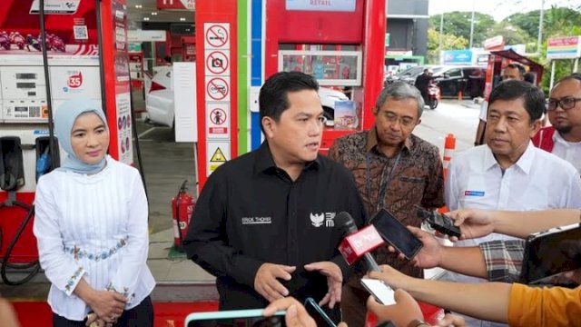 Erick Thohir Pastikan BBM Bersubsidi tak Ikut Tren Harga 