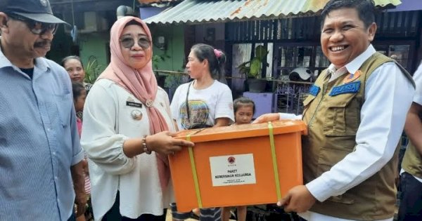 Pemprov Sulsel Salurkan Bantuan untuk Korban Kebakaran di Makassar 