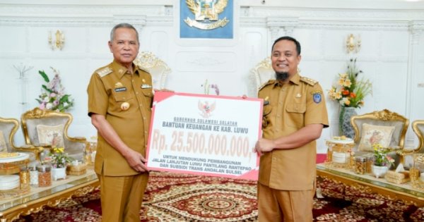 Pemprov Sulsel Kucurkan Anggaran untuk Pemkab Luwu, Nilainya Rp 25,5 M