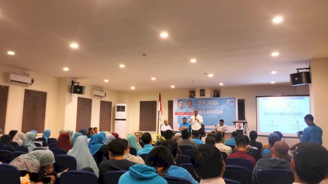 Partai Gelora Makassar menyelenggarakan konsolidasi kader dan struktur di Hotel Grand Imawan pada Minggu (29/1/2023) sebagai rangkaian dari konsolidasi Nasional untuk menyambut Pemilu 2024.