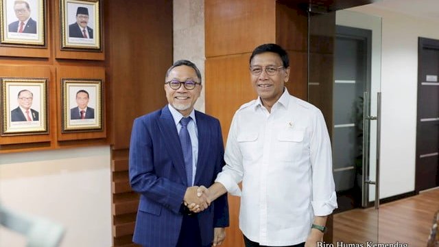 Mendag Zulkifli Hasan saat bertandang ke Kantor Dewan Pertimbangan Presiden, pada Kamis (9/2/2023) lalu. (Dok Kemendag RI) 