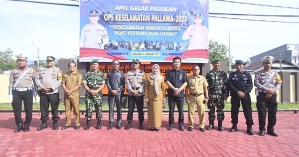 Polres Luwu Utara Gelar Apel Pasukan OPS Keselamatan Pallawa 2023