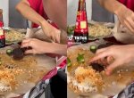 Viral Pria Ini Makan Nasi Padang dengan Brownies, Netizen: Gimana Rasanya?