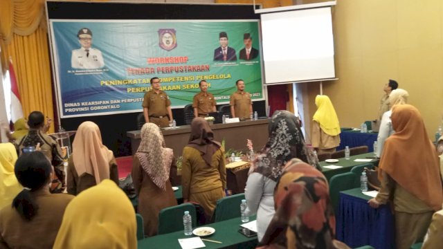 Dinas Kearsipan dan Perpustakaan Gorontalo Gelar Workshop