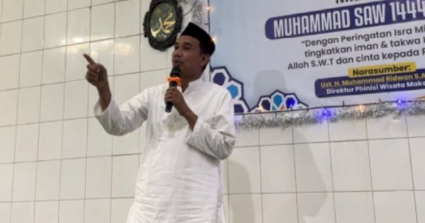 Pesan Rudianto Lallo Saat Isra Mi&#8217;raj Nabi Muhammad SAW di Kelurahan Buloa