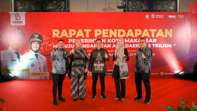 Wali Kota Makassar, Moh Ramdhan Pomanto saat Rapat Koordinasi Pendapatan Tahun 2023 “Menuju Pendapatan Asli Daerah 2 Triliun” di Hotel Mercure Seminyak, Bali, Kamis (23/2/2023). 