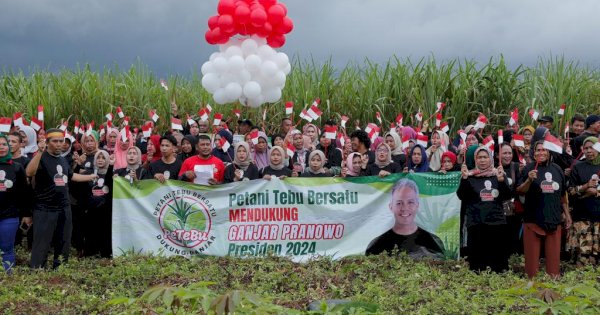 Gelar Saresehan di Gowa, Petani Tebu Pendukung Ganjar Bertekad Wujudkan Swasemda Gula