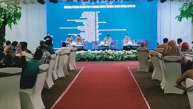 Badan Pendapat Daerah (Bappeda) Kota Makassar menggelar Forum Konsultasi Publik Rencana Awal Rancangan Kerja Pemerintah Daerah (RKPD) Makassar 2024 di Hotel Karebosi Premier, Selasa (21/2/2023). 