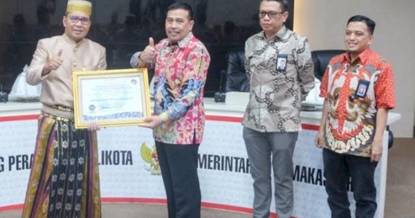 Pemerintah Kota Makassar Raih Penghargaan dari Ombudsman RI