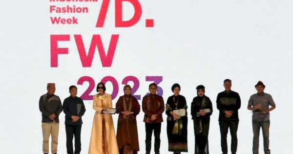 Karawo Gorontalo Sukses Menggema di Indonesia Fashion Week 2023