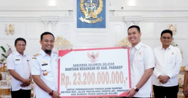 Pemprov Sulsel Kucurkan Anggaran untuk Pemkab Pangkep Sebesar Rp 23,3 M