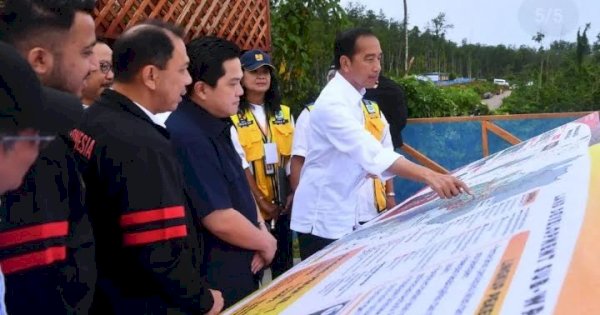 Jokowi Tunjuk Lokasi TC Timnas di IKN, Target Proyek Rampung dalam Setahun 