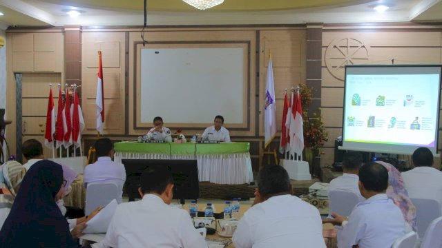 Rapat Pj Gubernur Gorontalo bersama seluruh OPD Pemprov Gorontalo.