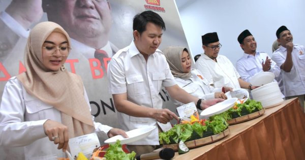 Gerindra Makassar Rayakan HUT ke-15 Partai dengan Sederhana di Sekretariat