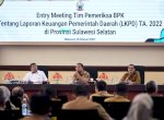Buka Entry Meeting BPK, Gubernur Sulsel: Demi Menghadirkan Pemerintahan yang Bersih