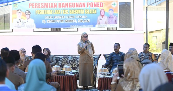 Bangun 5 Gedung PONED, Bupati Luwu Utara: Upaya Hadirkan Infrastruktur di Bidang Kesehatan