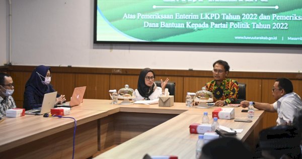 Bupati Luwu Utara Minta SKPD Dukung Kerja Tim Pemeriksaan Entrim LKPD 2022 dan Dana Bantuan Parpol