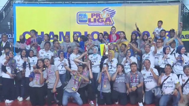 Bandung BJB Tandamata Jadi Tim Keempat yang Sukses Pertahankan Gelar di Proliga Putri