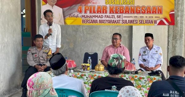 Sosialisasi 4 Pilar, Muhammad Fauzi Ingatkan Jaga Kerukunan di Tahun Politik