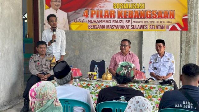 Sosialisasi 4 Pilar, Muhammad Fauzi Ingatkan Jaga Kerukunan di Tahun Politik