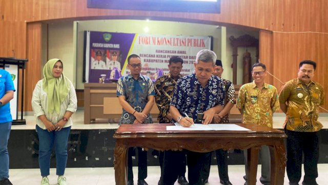 Sekda Maros Pimpin Forum Konsultasi Publik Rancangan Awal RKPD 2024