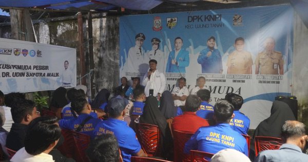 Jumpa Pemuda Ujung Tanah, Dokter Udin Ajak Berkontribusi Lebih untuk Makassar