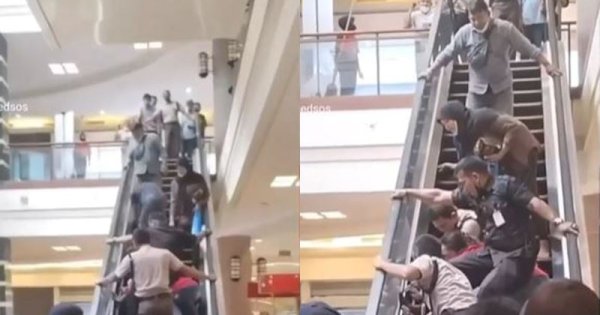 Viral Balita Menjerit Kesakitan Usai Tangannya Terjepit Eskalator di Mall