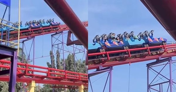 Viral Wahana Halilintar Dufan Berhenti Mendadak di Posisi Menanjak