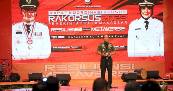 Pangdam XIV/Hasanuddin Puji Pelaksanaan Rakorsus 2023 Pemkot Makassar