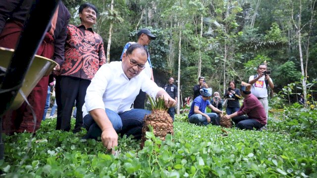 Danny dan Tokoh Masyarakat Toraja Tanam Pohon di Wisata Sa&#8217;pak Bayo-bayo Sangalla