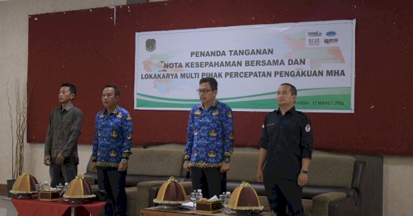 63 Lembaga Adat di Luwu Utara Dapat Pengakuan dari Pemda