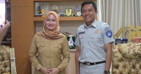 Temui Bupati Indah, Jasa Raharja Palopo Bakal Lakukan Sosialisasi di Luwu Utara