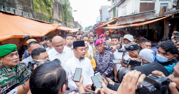 Pantau Stok Bahan Pokok di Pasar Tradisional, Andi Sudirman: Harga Relatif Terkendali