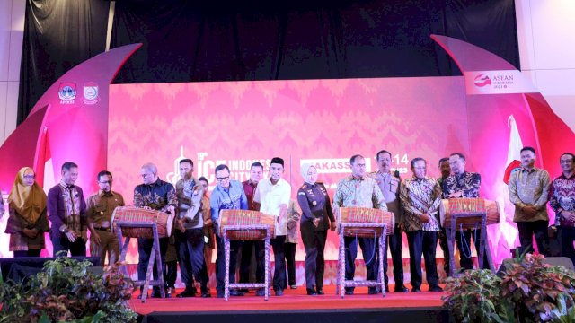 Dokumentasi launching 19th Indonesia City Expo (ICE); Pameran Promosi Kota se-Indonesia 2023, Selasa, (28/03/2023).