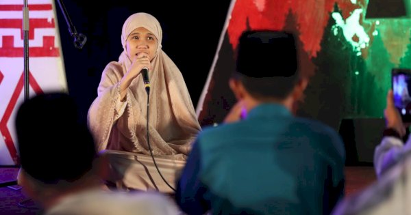 Hafizah Cilik Difabel Lantunkan Ayat Suci Al-Qur&#8217;an pada GMSSB Pemkot Makassar