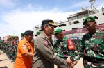 Danny Pomanto dan Panglima TNI Lepas Satgas Pamtas Papua di Makassar 