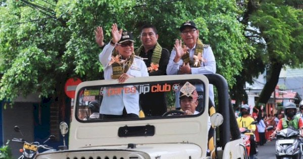 Taufan Pawe-Pangeran Rahim Konvoi Bawa Piala Adipura 2022