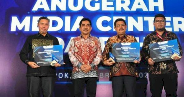 Diskominfotik Provinsi Gorontalo Raih Anugerah MC Daerah Terbaik 2023