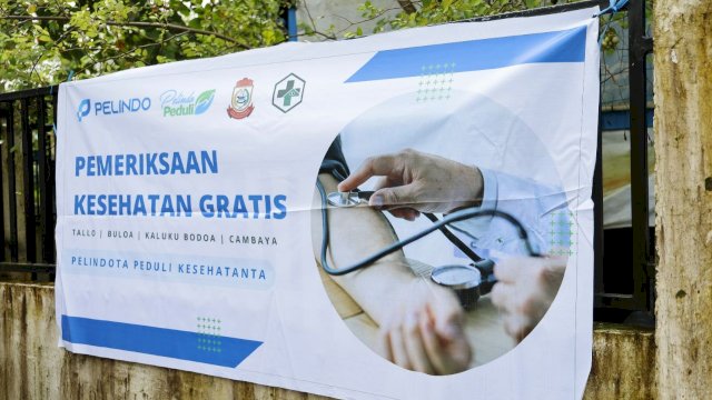 TJSL, Pelindo Regional 4 Gelar Pemeriksaan Kesehatan Gratis di 2 Kecamatan di Makassar