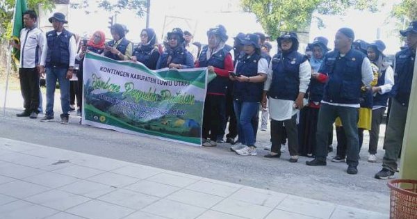 Lepas 80 Peserta Jambore Pertanian ke Bone, Sekda Luwu Utara: Bangga, Ini Habitat Saya